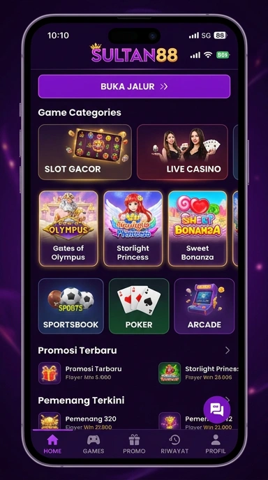 Tampilan link alternatif sultan88